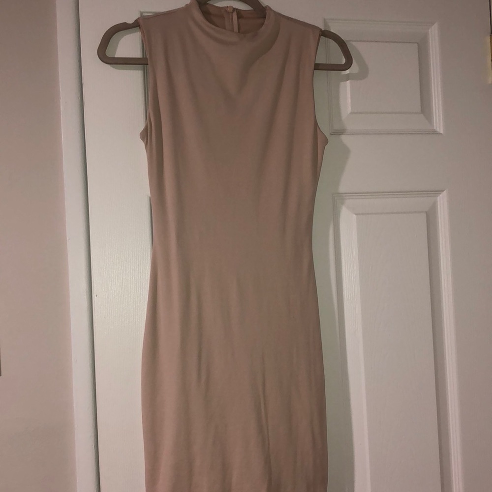 High Neck Mini Dress